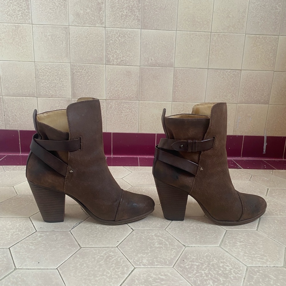 rag & bone Dark Brown Heeled Boots